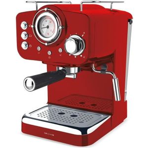 Machine à café expresso et cappuccino automatique Orbegozo 1050 W. Permet  d'utiliser à la fois du café moulu et des dosettes.