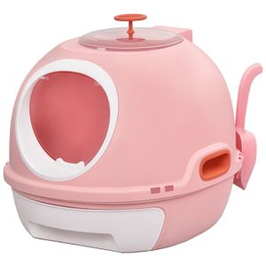 BAC À LITIÈRE PawHut Maison de toilette portable pour chat tiroi