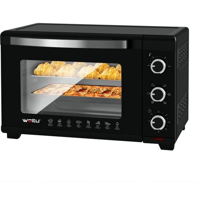 VEVOR MiniFour a Chaleur Tournante 47 L MiniFour Electrique 1600 W