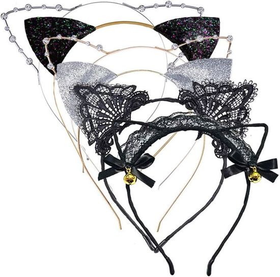SOLUSTRE Casquettes 6 Pièces Bandeaux D'animaux Jungle Oreilles D'animaux Bandeau Pour Anniversaire Accessoires Photo Animaux Cosplay Fête Girafe Bandeaux Animaux