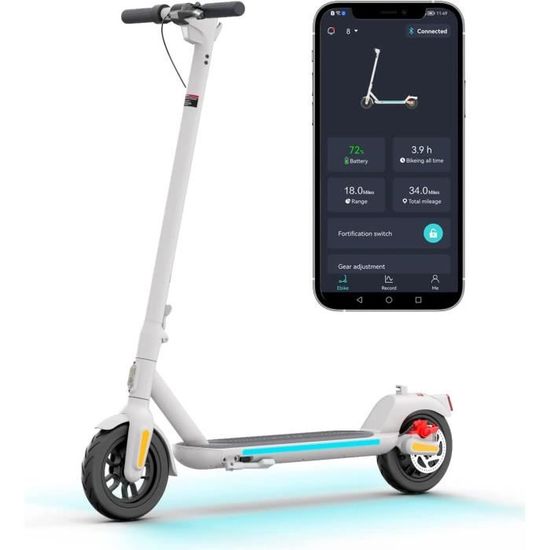 MEGAWHEELS A5 Scooter électrique pliable Vitesse maximale 25km/h
