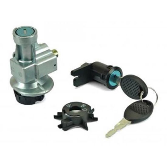 Kit Serrure Origine Pour Scooter Peugeot 50 V-Clic Avant 2020 - Neiman, Serrure Selle, Bouchon Réservoir, Clés