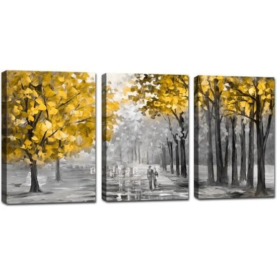 3 Pièces Tableau Décoration Murale Salon arbre de vie Peintures affiche