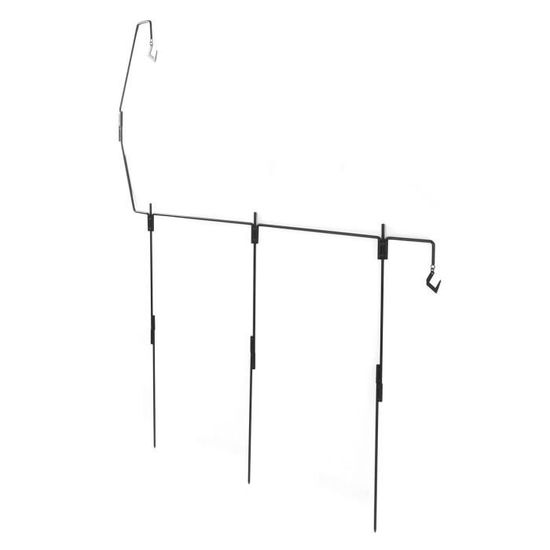 Support De Lampe Pliable En Alliage Aluminium - Portable Pour Camping, Pêche, Plein Air - Kit Poteau Réglable