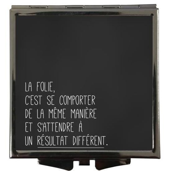 Miroir De Poche Carre Citation Einstein Cdiscount Au Quotidien Miroir De Poche Carre Citation Einstein Cdiscount Au Quotidien