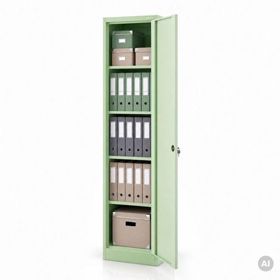 Armoire de rangement inox avec portes battantes pour les professionnels