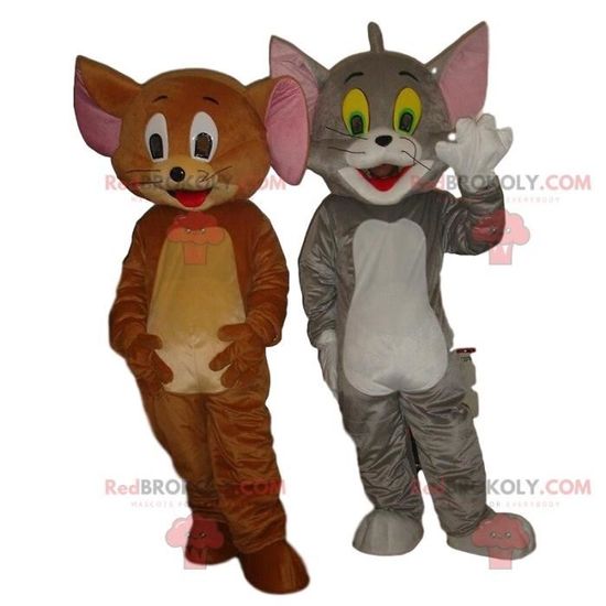 Mascotte de Tom et Jerry, célèbre chat et souris de dessin animé Costume
