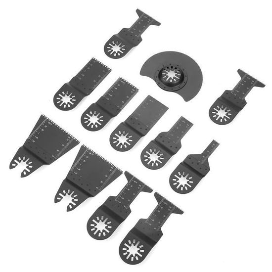 Set di 20 Pezzi Lame per Oscillante, Multifunzione Lama 34 mm, Lama Oscillante per la Riparazione del Taglio, Accessori per Attrezzi a Oscillazione