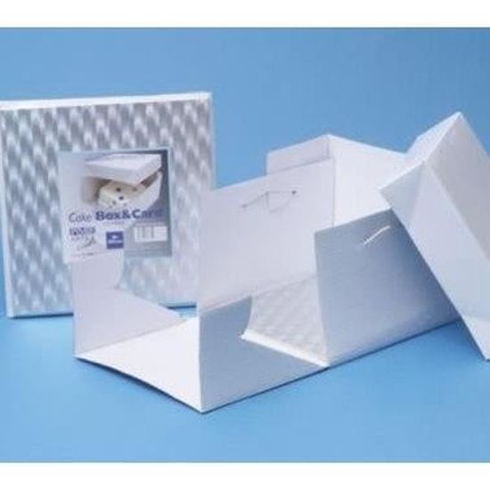 Boite A Gateau Carre Haut 22 5 Cm Cdiscount Maison