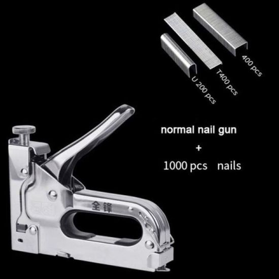 YT32946-CLOUEUSE-Pistolet bricolage ongles DIY. agrafeuse d'intérieur. cadre de meuble fixe. outils de travail du bois