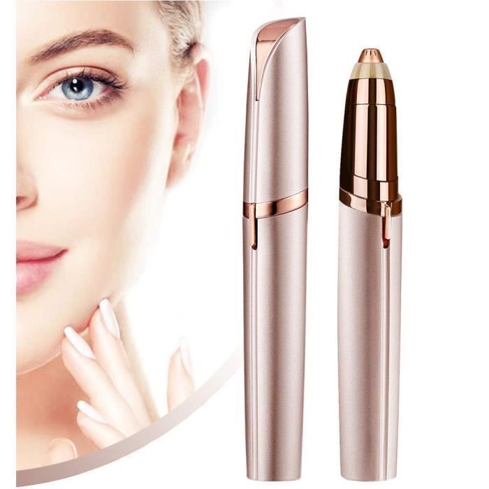 Epilateur Sourcil, Epilateur Electrique Femme Visage, Artefact de Sourcil Indolore, Instrument Rasoir pour Duvet du Visage/Sourcils/