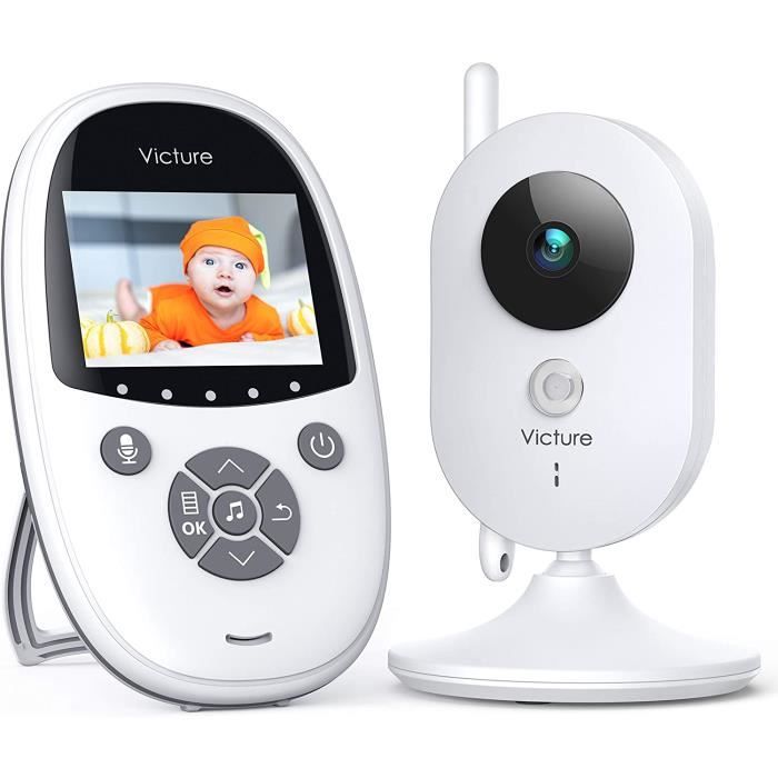 BABY PHONE Victure Babyphone Video Camé ra 2.4- LCD Couleur Moniteur bé bé Vidé o Bé bé Su2