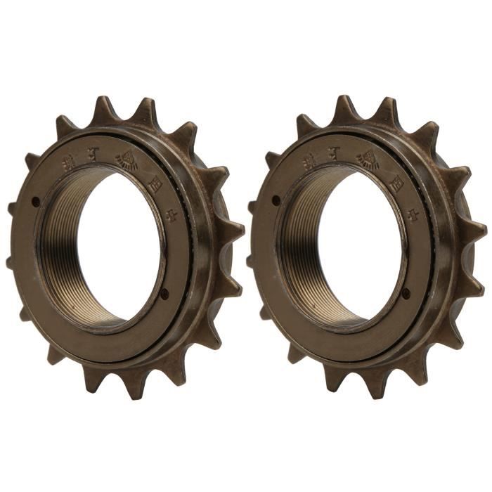 HURRISE Roue libre 16 dents 2pcs Roue Libre de Vélo 16 Dents Pignon Remplacement Universel pour Vélo Électromobile