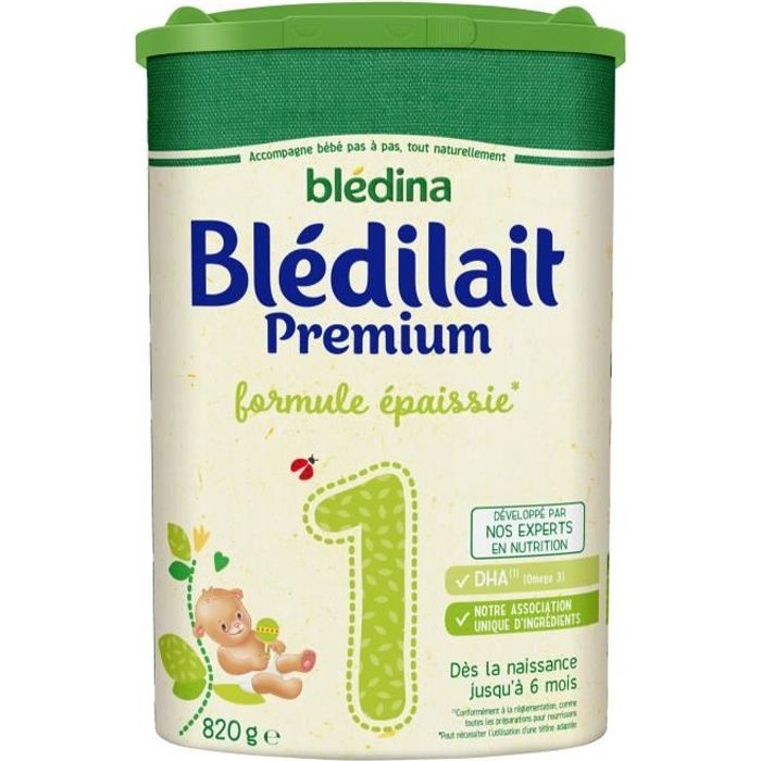 Blédina Blédilait Premium Lait 1er Âge 820g