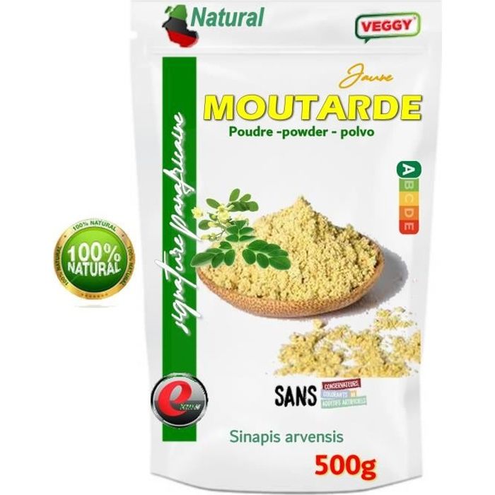 Poudre de moutarde - signature panafricaine - 500g