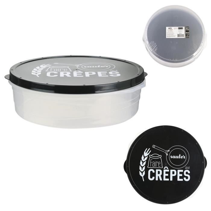 Boite a Crepe 31x9cm - Accessoire Conservation Cuisine Chandeleur - 024