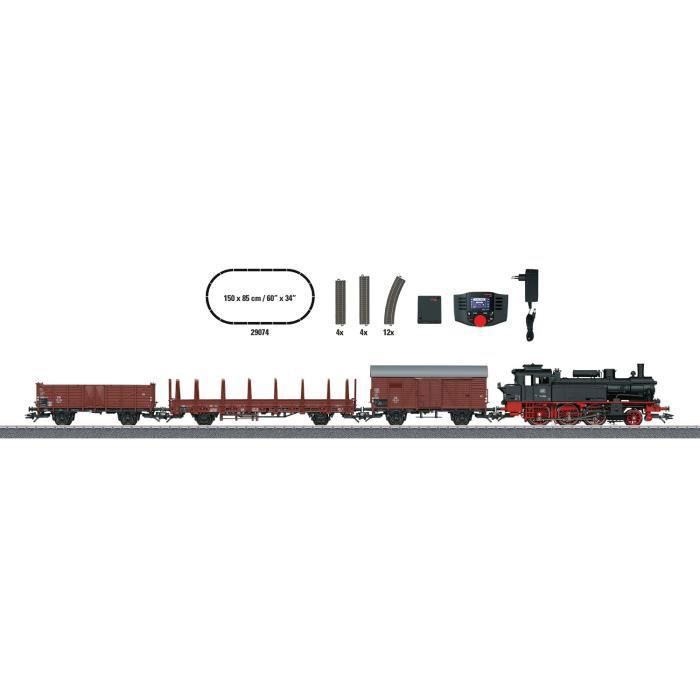 Märklin Era III Freight Train, HO (1:87), 16.5 mm, Garçon-Fille, 3 année(s), Noir, Marron, Gris, Rouge, Métal