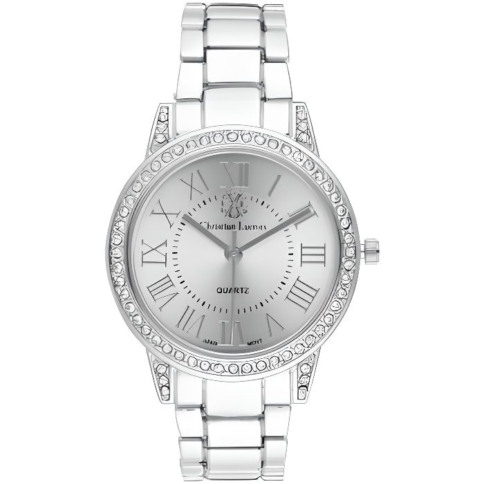 Montre Femme CXL à Quartz Cadran Argenté 32 mm Et Bracelet Argenté En Alloy CXLS18027