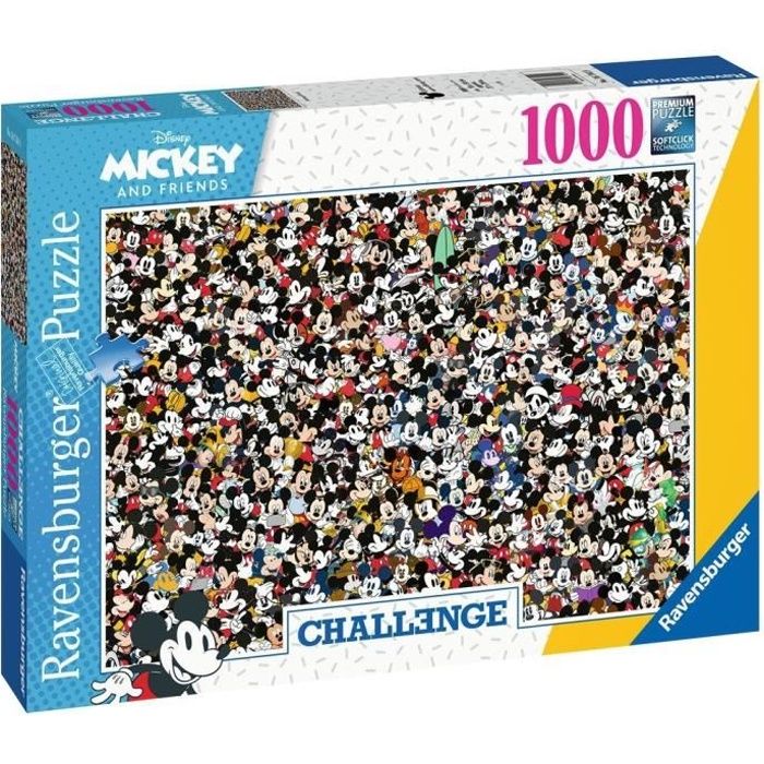 Puzzle 1000 p - Mickey Mouse (Challenge Puzzle)
