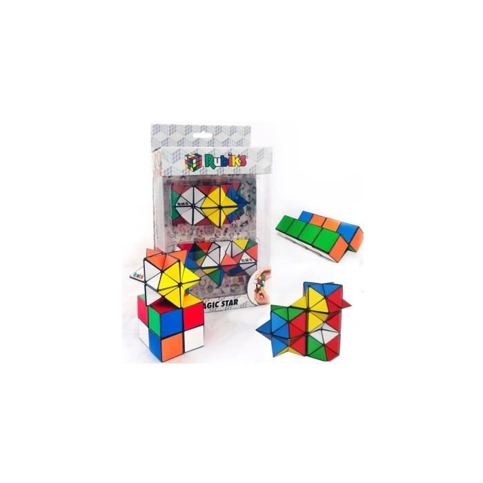 Coffret cadeau original Magic Star x 2 Etoile Cube Magique couleurs Puzzle casse tete 3D Nouveaute Enfant Adulte