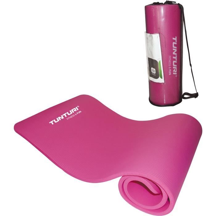 TUNTURI Matelas tapis fitness NBR rose