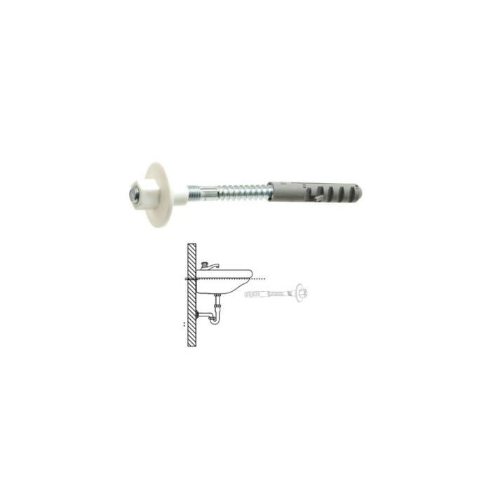 Kit sanitaire fixation lavabo 10 x 110 mm (2 unités