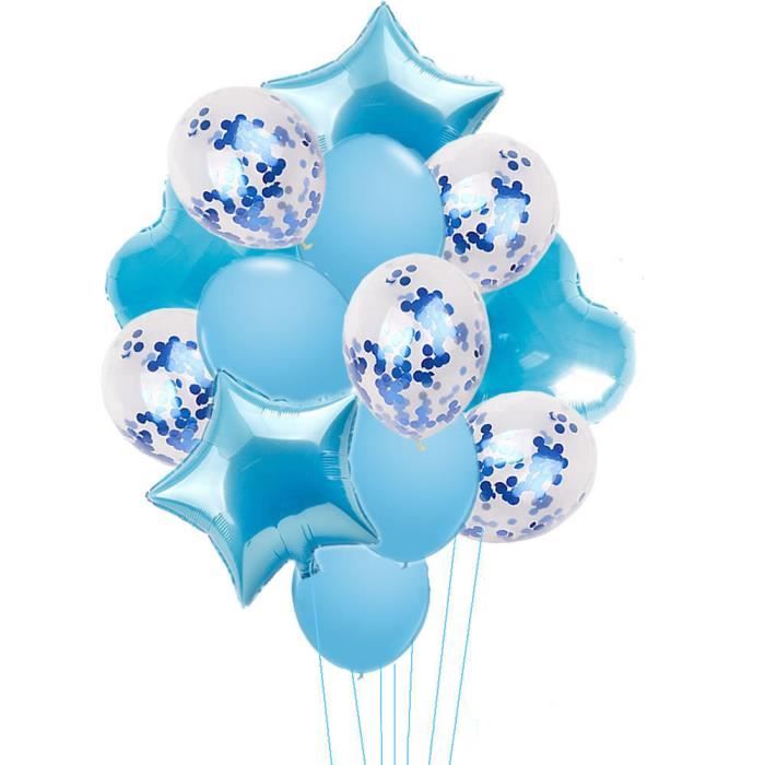 YOLISTAR 14 ensembles de ballons, beaux ballons-Bleu clair