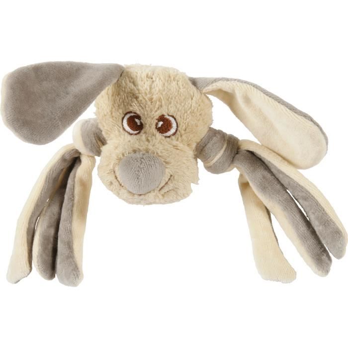ZOLUX Jouet peluche nature 100% coton - 16 x 7,5 x 14 cm - Paul - Pour chien