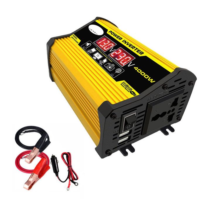 Convertisseur Convertisseur Puissance Voiture Inverseur 200 W 12 V 220 V Convertisseur De