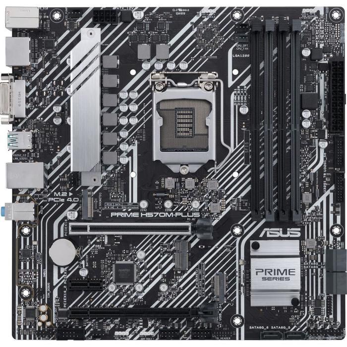 Carte mère ASUS PRIME H570M-PLUS Intel H570 LGA 1200 2xDDR4 96GB Micro ATX - Asus