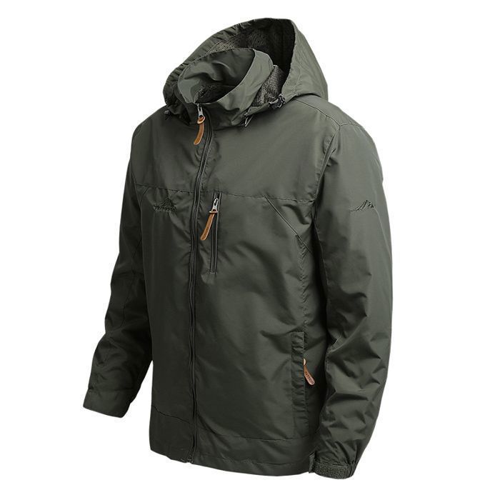 Blouson Homme - HENRVIEG - Coupe Vent Manteau Veste - Vert