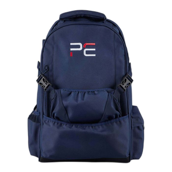 Sac à Dos Équine Couture Super Star – Noir, Tuyauterie Argent, Sac Équitation Fille Passion
