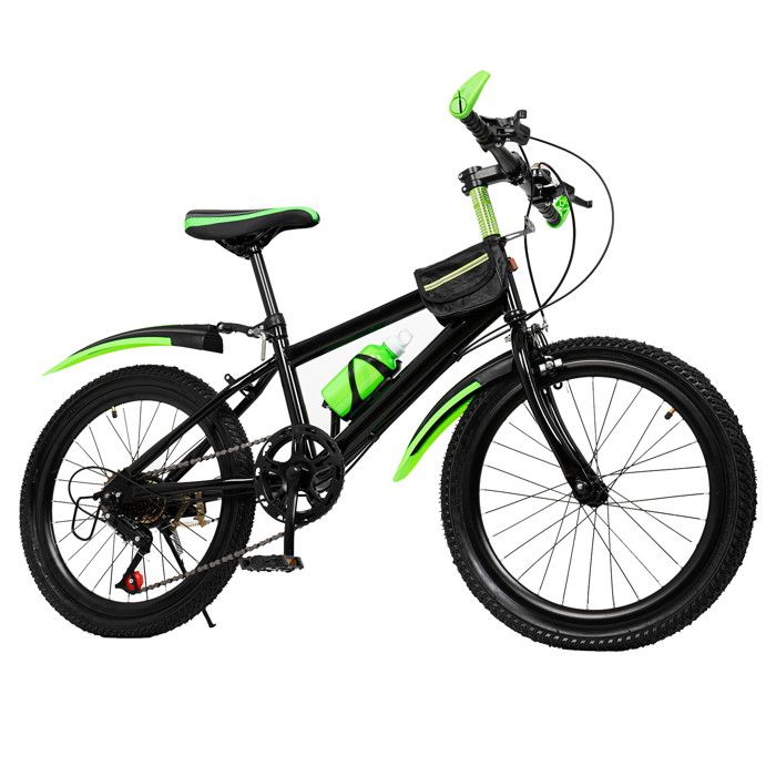 Vélo pour Enfants pour Enfants - VTT en Acier au Carbone - Vélo de Montagne pour Enfants 1.3-1.5m - VTT 20 Pouces à 7 Vitesses