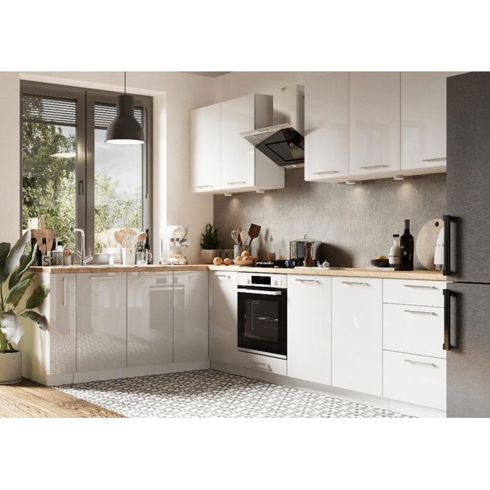 CUISINE COMPLETE VITA BLANC ANGLE 1M90X2M90