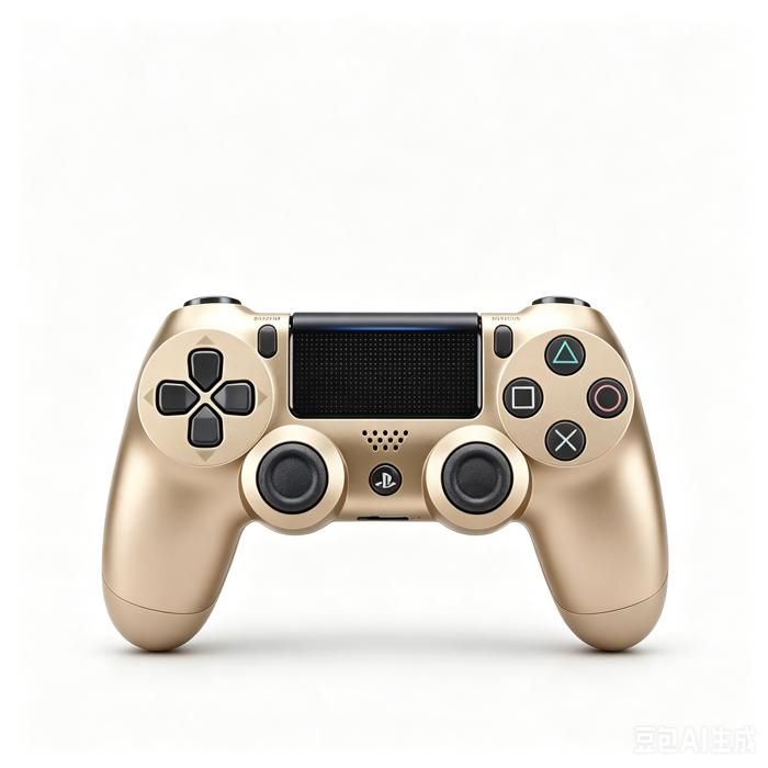 Manette PS4 sans fil Bluetooth – Or Premium pavé tactile précis double vibration manette PS4 avec accessoires
