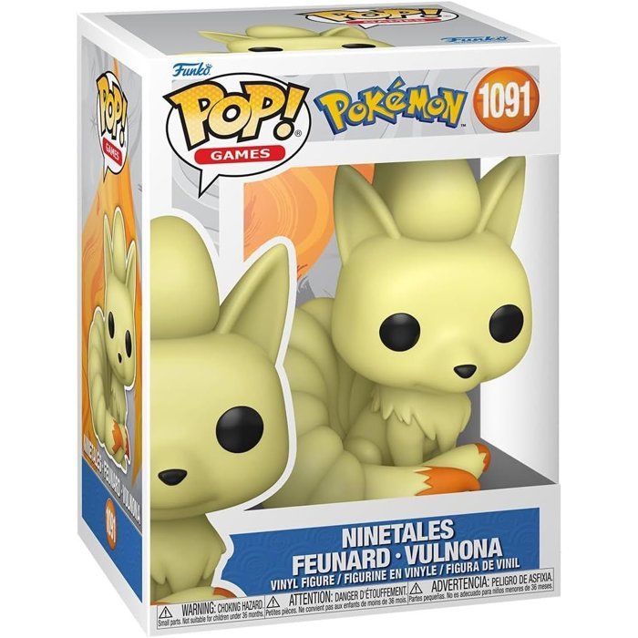 Figurine Funko Pop Games Pokémon Ninetales - vue 2