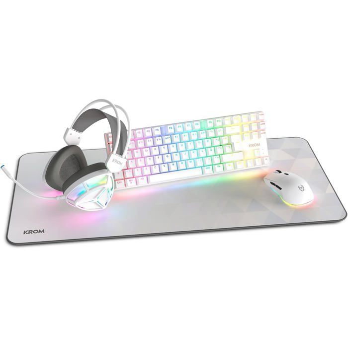 Clavier Krom NXKROMKERNELPROSP – Mécanique, RGB, Bluetooth 5.3, QWERTY - vue 8