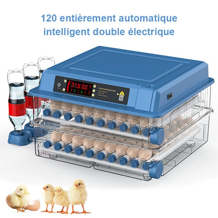 Comparer les prix de Couveuse Oeuf Automatique 120 Oeufs retournement automatique des œufs et une grande fenêtre dobservation.