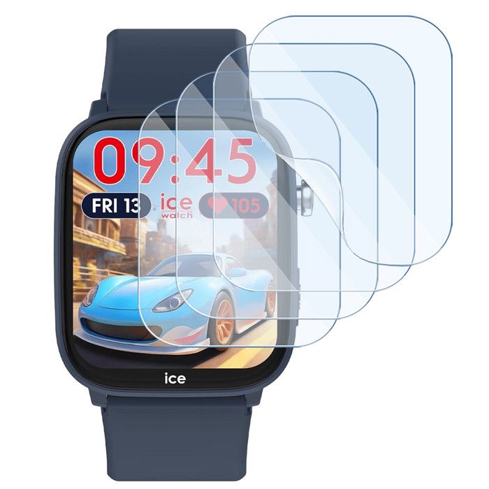 [Pack 4] Film de protection écran KARYLAX compatible ICE Smart Junior 3.0 Find My / Apple Watch Series 10 46mm