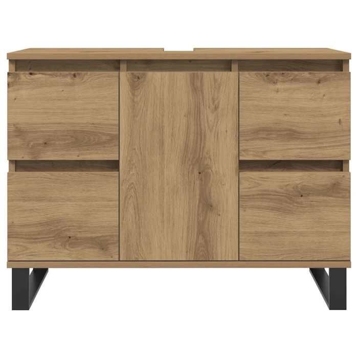 Cabinet/Armoire pour Lavabo - NGM - Elégant Design - chêne artisanal 65x33x60 cm 73558239567