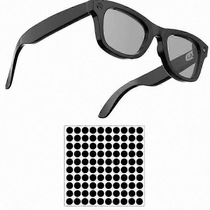 Autocollants anti-lumière LED 5 mm 100 pièces repositionnables pour lunettes connectées Ray-Ban Meta.