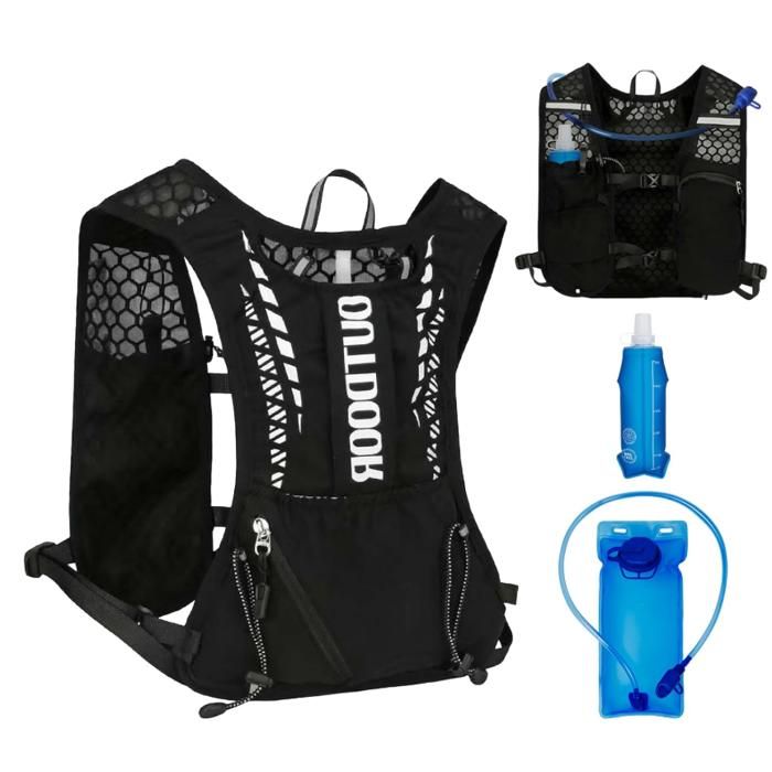 Sac Hydratation Running Gilet Hydratation Running avec Vessie deau 2L et Flasque 500ml Gilet Trail Homme e Femme pour Course