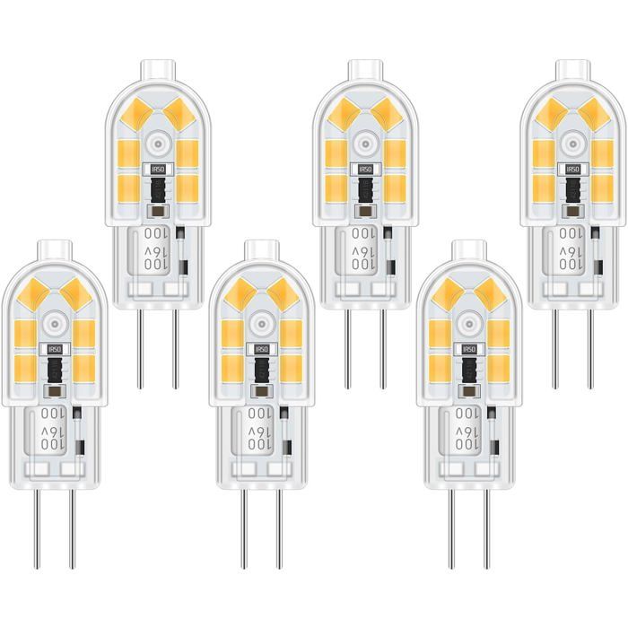 Ampoule G4 Led 12V 2W Blanc Neutre 4000K 200Lm Équivalent Lampe Halogène G4 10W 20W Non-Dimmable Ac Dc 4000K Pour Hotte De C[IN2]