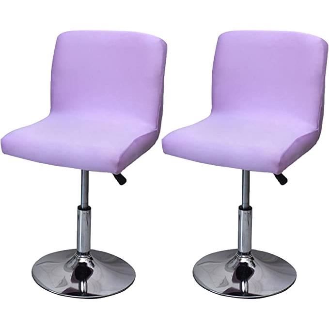 Housse de Tabouret de Bar Extensible ANNEFLY 2PC Housse de Chaise Haute ImpriméeProtecteur de Siège Chaise de Salle à Manger 18