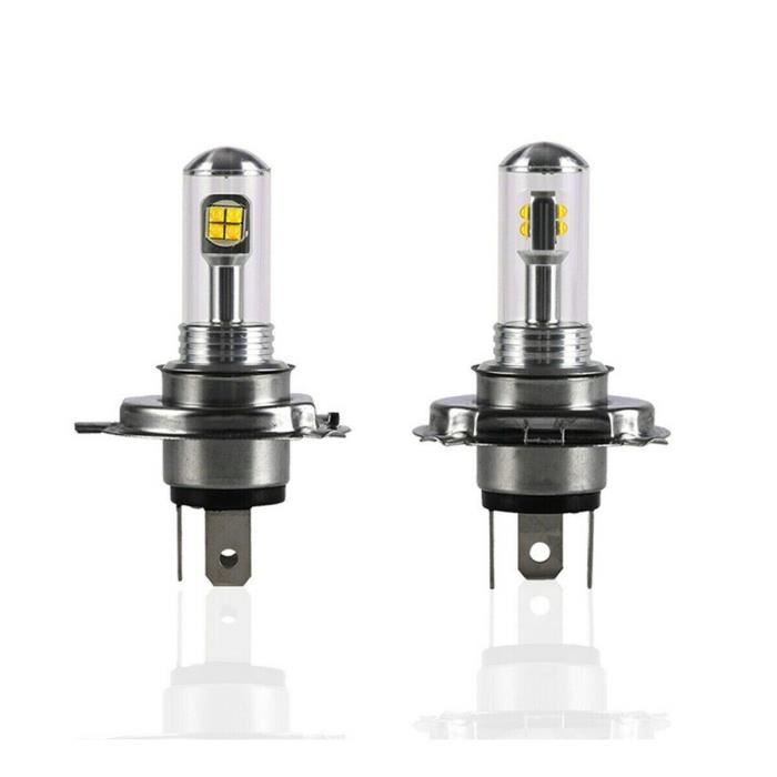 Ampoule LED H1 16000LM 60W,sans Ventilateur, Sans Polarité,Plug And PlayRemplacement Halogène,Feux De Route Et De Croisement, 2PCS - Auto
