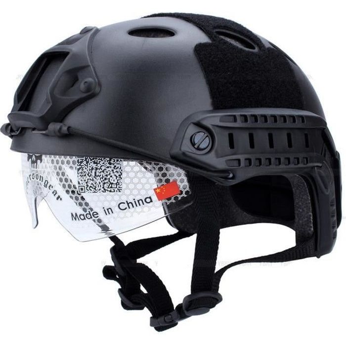 Juste un couvre-casque - Couvre casque tactique, tour de tête 52 60cm,  équipement Airsoft Paintball Wargame C - Cdiscount Auto