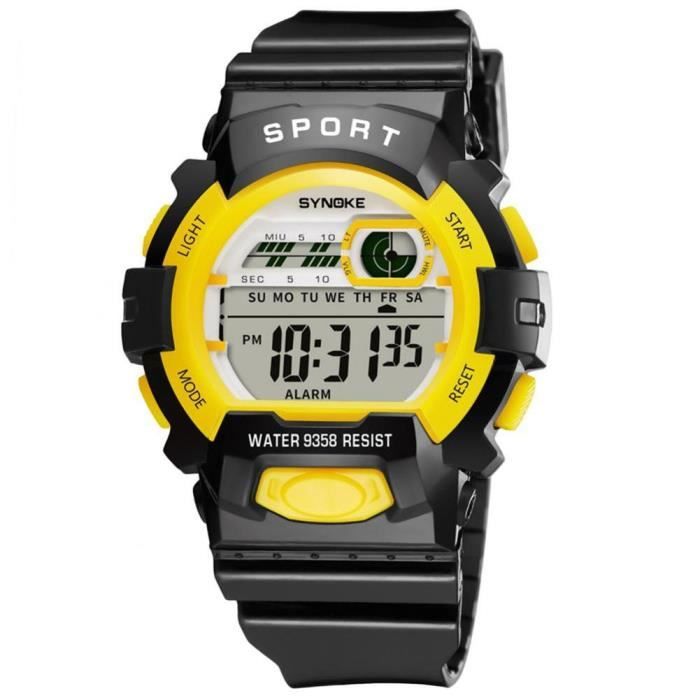 Montre Officielle Fan BVB Noir Jaune Montre Numérique Borussia