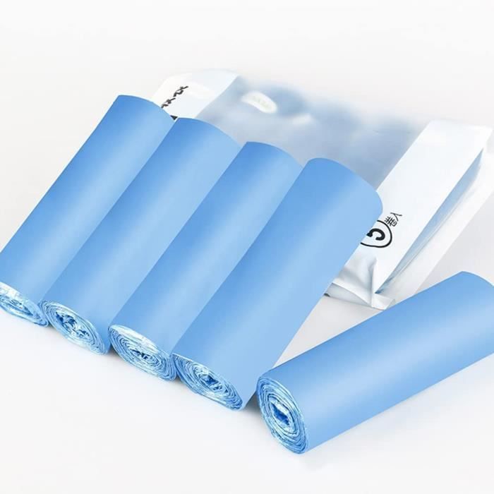 Lot De 10 Clips Pour Sac Poubelle - Fixations Pour Bord De Poubelle, Usage Cour, Jardin, Camping (Bleu)