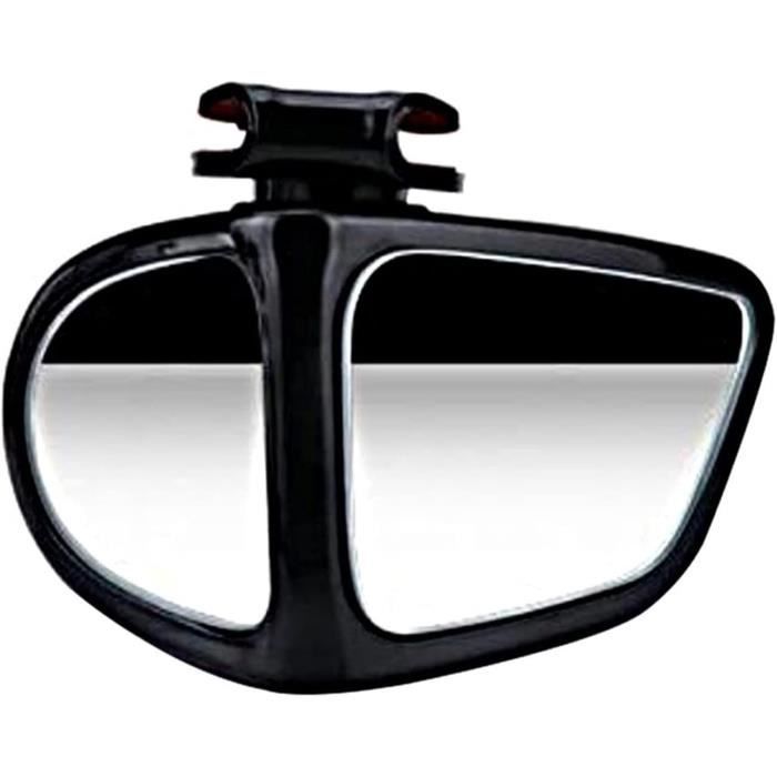 2 Raclettes Rétractables Pour Rétroviseurs De Voiture - Longueur Ajustable, Nettoyage Vitres Et Miroirs, Noir Et Rose