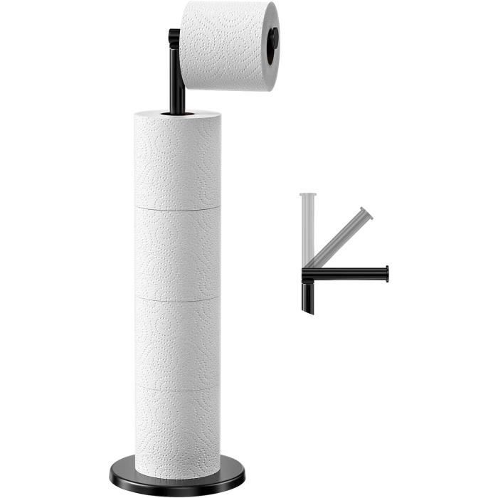 Support Papier Toilette Sur Pied YUET - Acier Inoxydable Or - Pour 5 Rouleaux - Sans Perçage